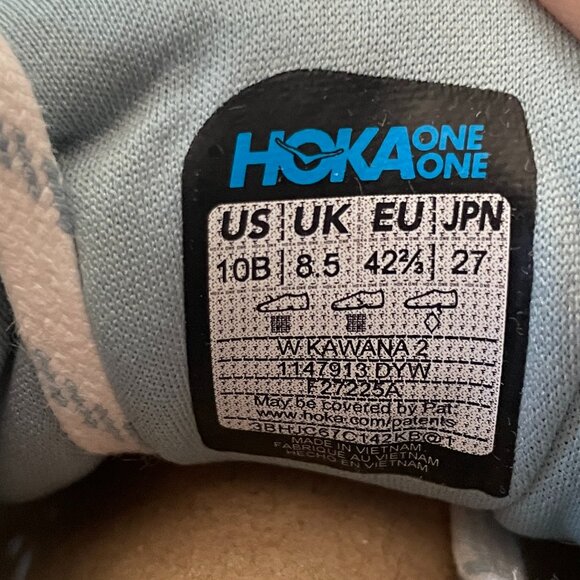 NEW HOKA Womens Kawana 2 Shoes Sneakers Druzy White NIB 10 - Picture 10 of 12